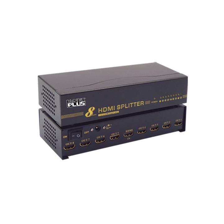 اسپلیتر HDMI هشت پورت کی نت پلاس مدل KPS648 KNETPLUS KPS648 HDMI Splitter 8Port